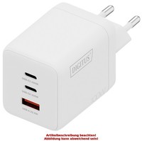 Digitus Usb-Steckdosenadapter Gan Charger, 2X Usb-C/1X USB-A