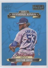 2021 Panini Diamond Kings Debut Artist Proof Gold 9/49 Cristian Javier 0i1b