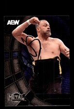 Signed Wrestling Card Auto Eddie Kingston 2025 SkyBox Metal Universe AEW #73