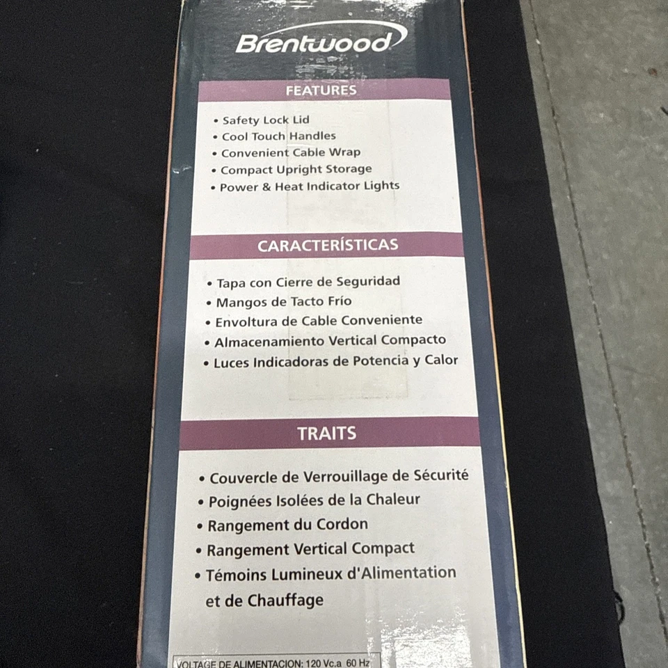 Вафельница Brentwood - черная (TS-243) - Изображение 3 из 3