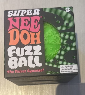1x ORIGINAL Super Needoh Fuzz Ball Velvet Squeeze Green Versand am selben Tag
