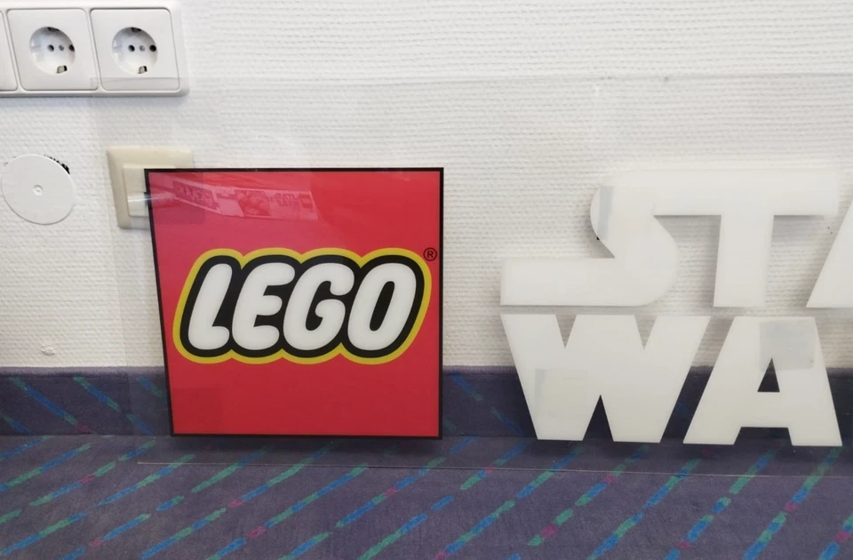 LEGO Star Wars Huge Store Display Sign Promotion Rare Banner Merch Shield - Bild 2 von 4