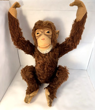 Antique Steiff Jocko Chimpanzee 50cm 1949-1953 Nickel Ear Button No Chest Tag