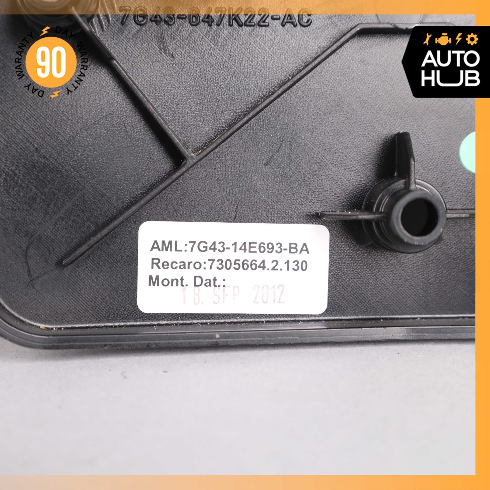 Aston Martin V8 Vantage DB9 DBS Right Seat Lumbar Regulator Switch w/ Cover OEM