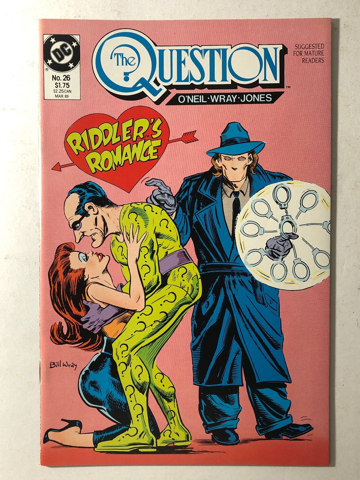 The Question #26 DC Comics Riddler Romance 1989 Modern Age