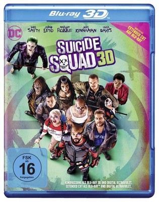 Suicide Squad inkl. Blu-ray Extended Cut (Blu-ray) (UK IMPORT)