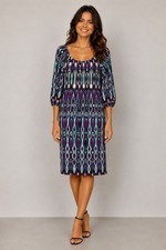 Elie Tahari Ava Dress Womens Size Small On Off Shoulder Rayon Blend NO BELT