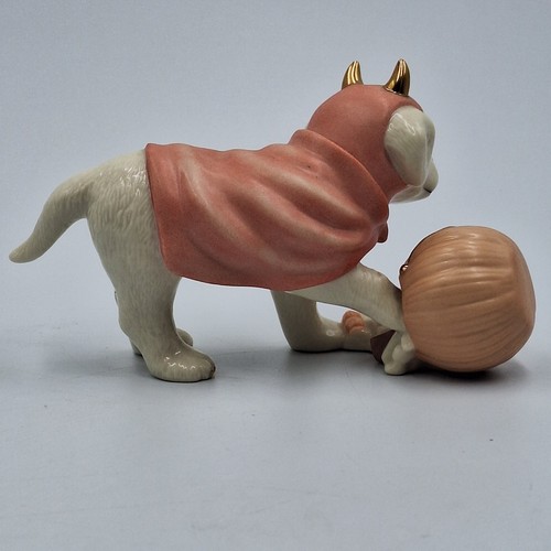 Lenox "Sweet Little Devil" Halloween Labrador Dog Puppy 24K Gold Pumpkin - Picture 5 of 9