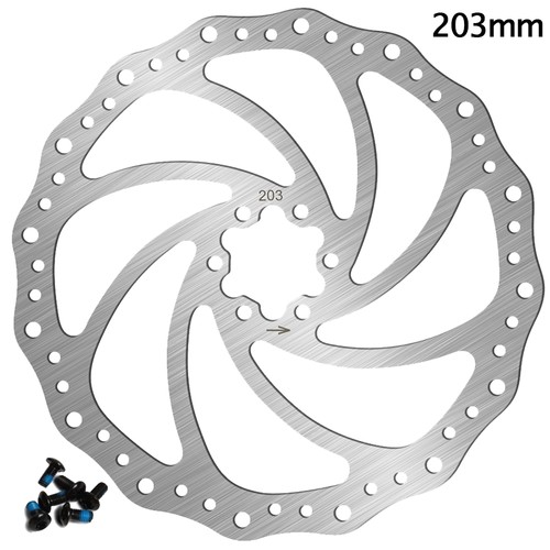 Rotores de freno de disco para bicicleta ZOOM MTB 140mm 160mm 180mm 203mm SRAM/Shimano 6 pernos - Imagen 13 de 14