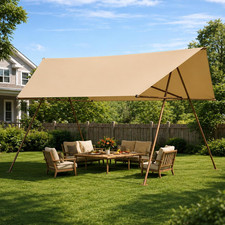 17x10 Ft Sun Shade Canopy Large Patio Shade Canopy With Heavy Duty Metal Frame 17x10 Ft Sun Shade Canopy Large Patio Shade Canopy With Heavy Duty Metal Frame
