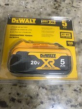 DEWALT 20V MAX XR DCB205 5Ah Lithium-Ion Battery Pack Yellow