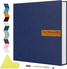 Large Photo Album Self Adhesive Magnetic Scrapbook,Scrapbook Album for 4X6 5X7 8