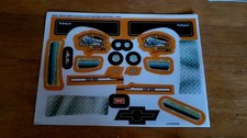 SST PLAYSKOOL Bigfoot line monster truck Orange Blossom repro decals