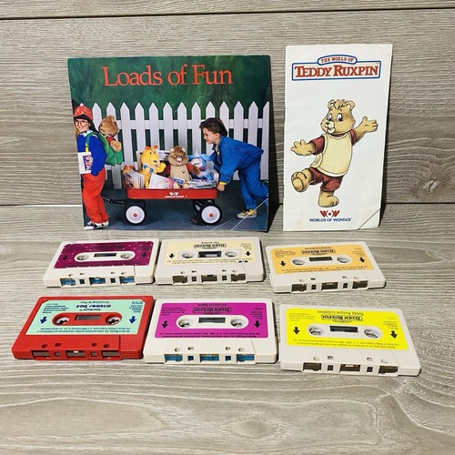 Teddy Ruxpin 1985 VTG Worlds Of Wonder with Outfits, Books/Tapes PLEASE READ - Picture 11 of 20