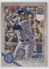 2018 Topps Gypsy Queen Short Print Missing Nameplate Alex Rodriguez #305 1c28