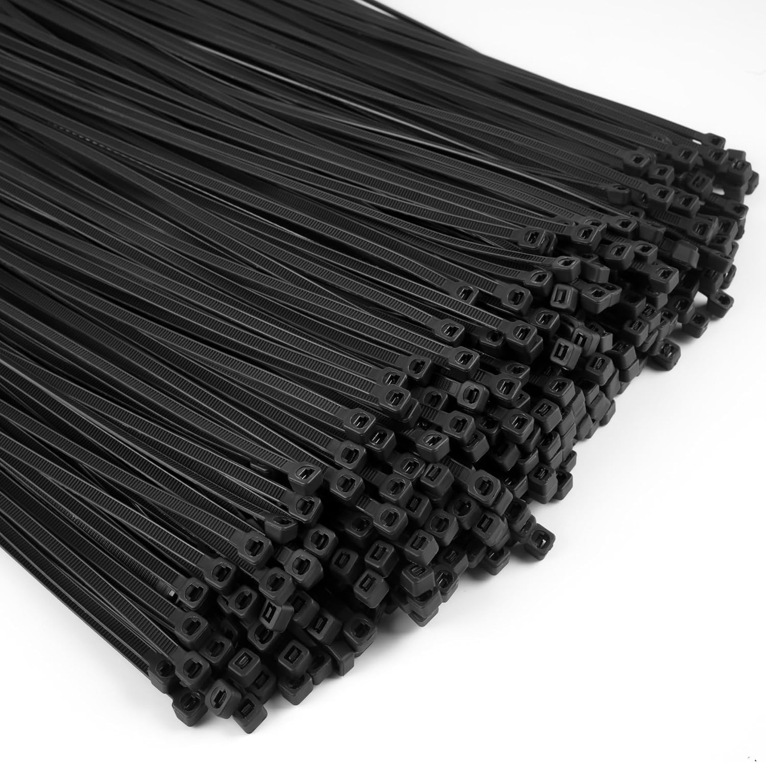 Scorta 1000 Fascette Stringicavo Nere 200mm x 4.8mm per Casa e Hobby