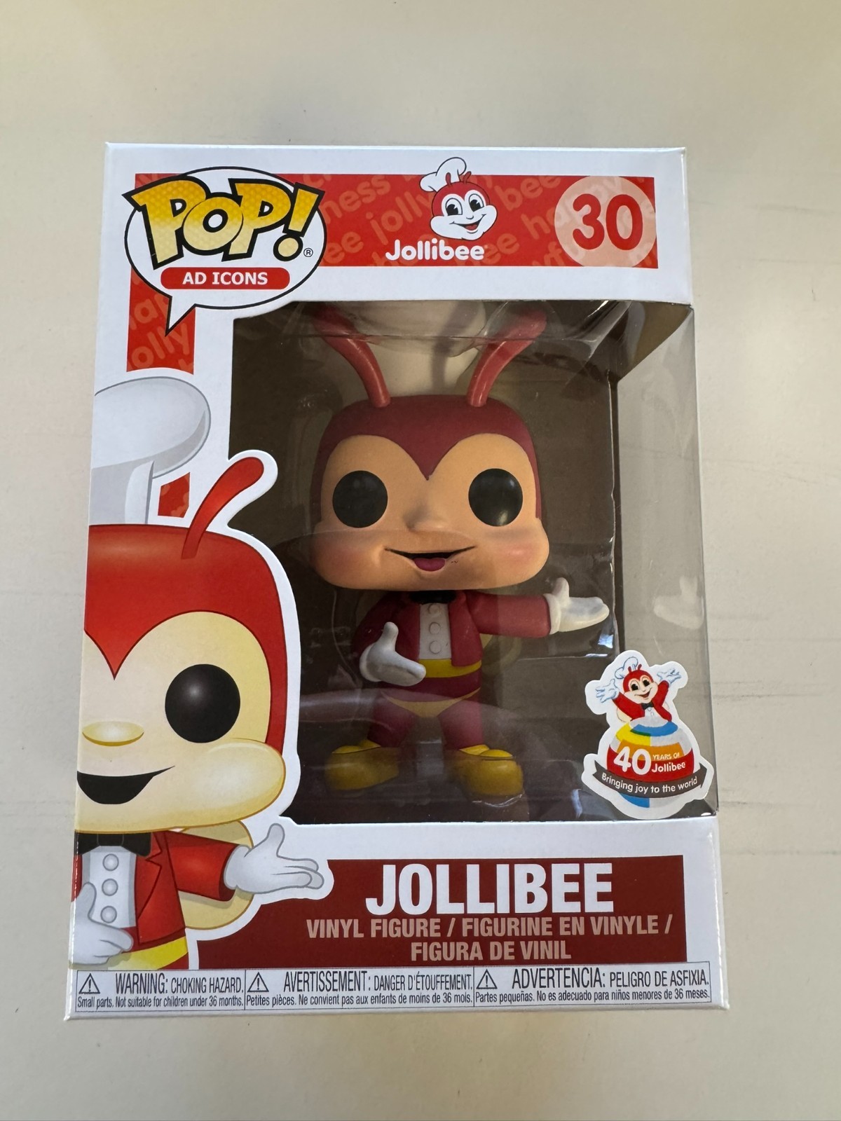Sale Funko Pop! Ad Icons - Jollibee - Jollibee - 40Th Anniversary - 30
