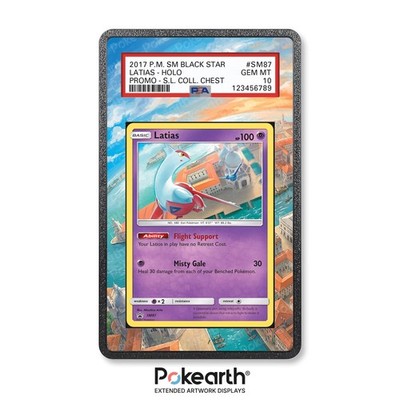 Latias SM 87 - Extended Artwork Case für Gradekarten