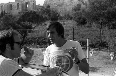 Claes Bilstam and Henry Liddon Acropolis Rally May 23 1973 Old Photo