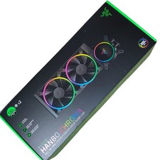 Razer Hanbo Chroma 240mm AIO Liquid CPU Cooler ARGB RGB Fans Intel AMD Black