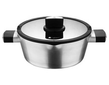 Masterpro by Roland Trettl Alu-Kochtopf Topf  20 cm mit Glasdeckel Induktion