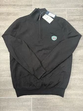NEW Fairway & Greene Medinah CC Merino Wool Wind Sweater 1/4 Zip $199 MSRP