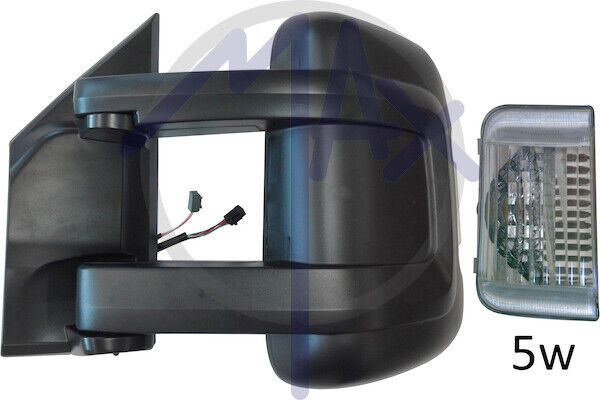 Aftermarket AußEnspiegel-Elektrisch Links 2006 Fiat Ducato Jumper Boxer Schwarz-image