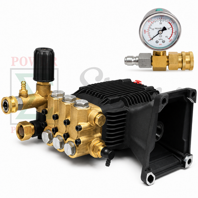 #ad 1quot; Shaft 4000PSI High Pressure Washer Pump Gauge For Honda GX340 11HP GX390 13HP $315.00