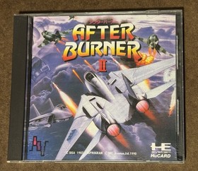 After Burner II PC Engine NEC HuCard Japan Import US Seller TESTED