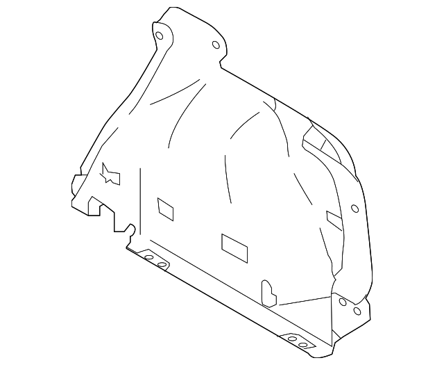 Genuine Nissan Lower Quarter Trim 84951-6MR0B