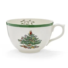 Spode Porcelain Christmas Tree Jumbo Mug - 20oz Oversized Cup Holiday Drinkware