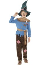 Patchwork Scarecrow Wizard of Oz Boys Child Costume