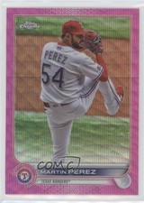 2022 Topps Chrome Update Pink Wave Refractor Martin Perez #USC103 2xd