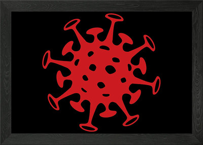 Virus Framed Wall Art Poster Canvas Print Picture