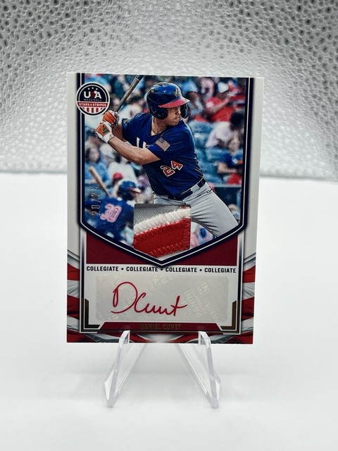 2025 Panini USA Baseball Stars & Stripes Daniel Cuvet Rookie Patch Auto /25 SSP