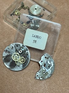 Mouvement Chronographe Vintage Walker Extra Landeron 51 - Pour Restauration Ou Pièce Détachée