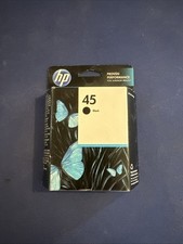Genuine HP 45 Black Ink Cartridge 51645A Factory Sealed Expired Jan 2014