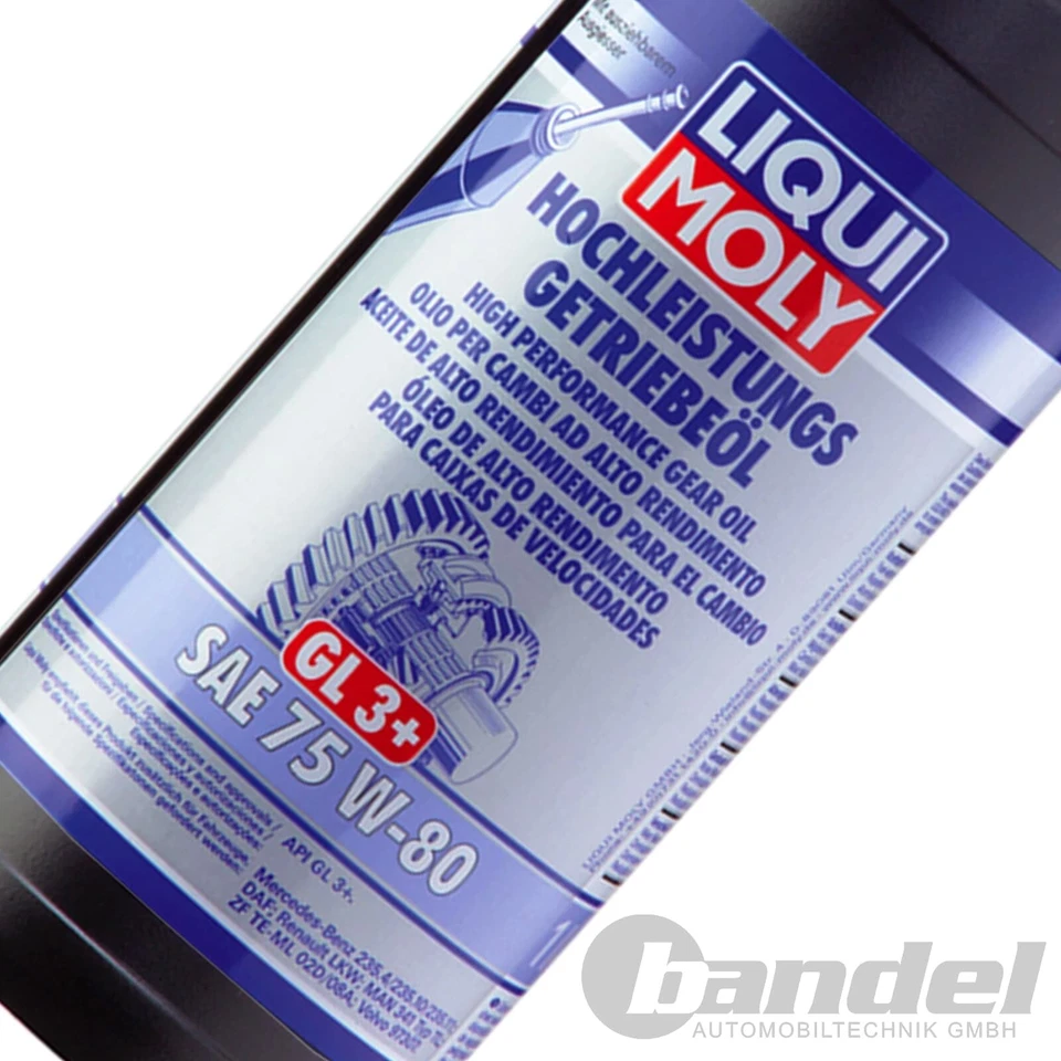 4x1L LIQUI MOLY Aceite Motor (GL3 SAE 75W-80 Apto para BMW Mercedes Opel Volvo - Imagen 3 de 3