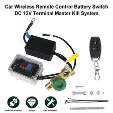 CAR MASTER KILL SYSTEM REMOTE CONTROL BATTERY DISCONNECT CUT OFF ISOLATOR