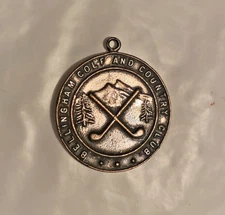 BELLINGHAM GOLF & C.C. WA. 1954 CLUB CHAMP METAL, ONLY MADE ONE,  SCARCE.