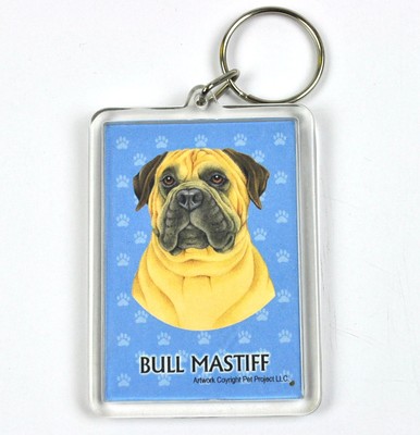 Süßer Hunde USA Schlüsselanhänger - Bullmastiff - Bull Mastiff 