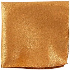 New men's polyester gold glitter hankie pocket square formal wedding prom party