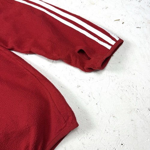 Adidas Quarter Zip Michigan Hawks Fleece Gr. XL Rot USA Pullover Vintage Style  - Bild 4 von 6