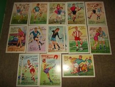 13 Alte Postkarten, Karikatur Fußball, Scherzkarten, Witzkarten, Oktoberfest,