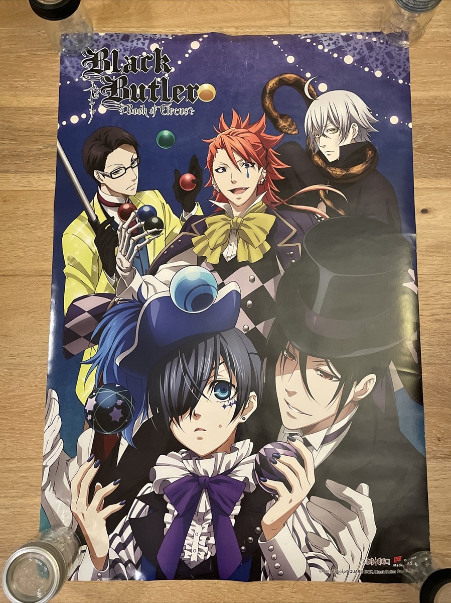 劇場版 黒執事 BLACK BUTLER 非売品 販促用 ポスター Black Butler Book Of Circus Poster 2014 Original Japanese