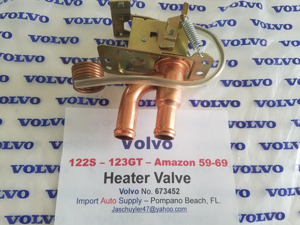 Válvula de calefacción Volvo 122S 59-69 - Controla el agua en el calentador Foto 2 de 4