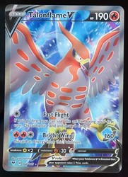 Talonflame V Full Art Ultra Rare 168/185 Vivid Voltage