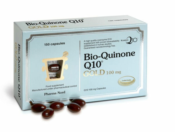 1x150 caps bio-quinone q10 Gold 100mg (5709976180505)