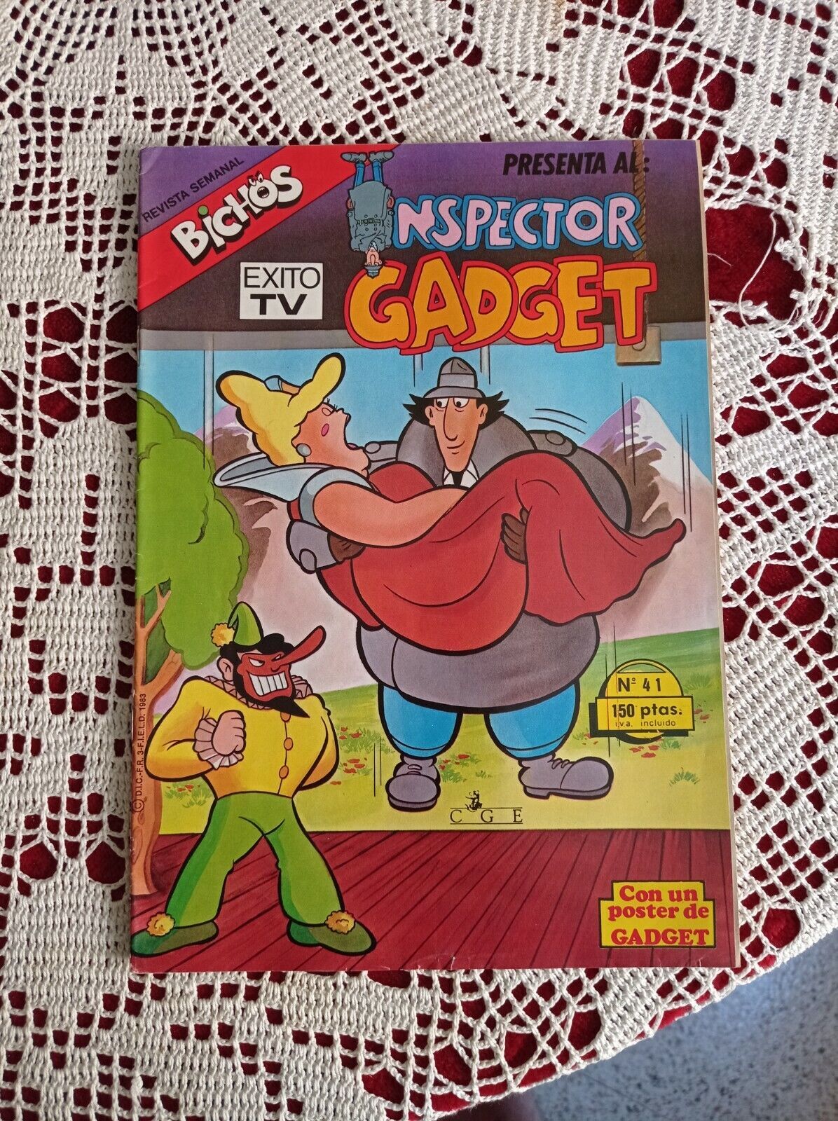 BUGS THE INSPECTOR GADGET WITH POSTER | eBay