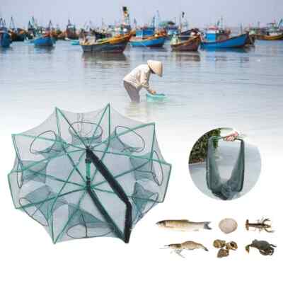 Mesh for Fishing Folding Tackle Cage Net Catcher Crab Shrim Smelt